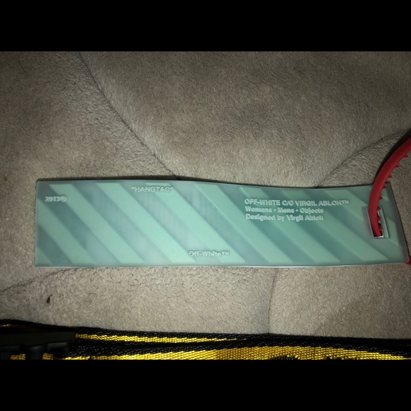 Off white industrial belt! - Picture 3 of 5